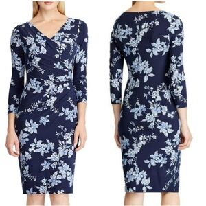 Lauren Ralph Lauren Navy Floral Dress